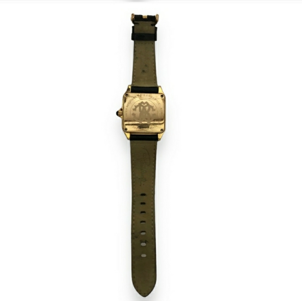 ROBERTO CAVALLI Women’s Venom Watch Crocodile Strap EUC! - Picture 3 of 8